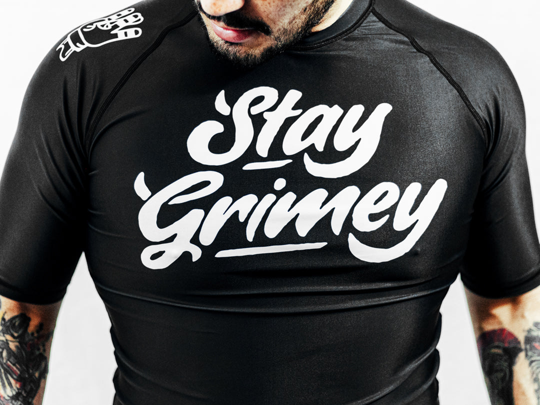 Stay Grimey Short Sleeve Rashguard